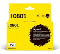 Картридж T2 (C13T08014011/T0801) для Epson Stylus Photo P50, PX660, PX720WD, PX820FWD, черный, с чипом IC-ET0801