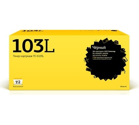 Картридж T2 (MLT D103L/101L/SU718A/ML 2950/SCX 4727) для Samsung ML-2950ND, 2955ND, SCX-4727FD, 4728FD, 4729FD (2500 стр.) с чипом TC-S103L