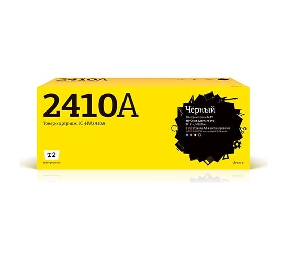 Лазерный картридж T2 Color LaserJet Pro M182n, M183fw, для HP, 1050 страниц черный, с чипом TC-HW2410A 1