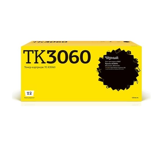 Картридж T2 (TK-3060/TK3060/3060) для Kyocera ECOSYS M3145idn, M3645idn (14500стр.) черный, с чипом TC-K3060 1