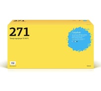 Картридж T2 (CE271A/650A/650 A) для HP CLJ Enterprise CP5525, M750 (15000 стр.) голубой, с чипом TC-H271