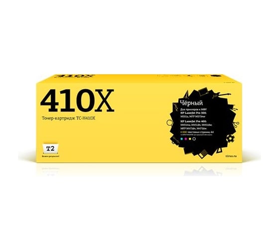 Картридж T2 (CE410X/305A/305 A) для HP LJ Pro 300 M351a, 400 M451nw (4000 стр.) черный, с чипом TC-H410X 1