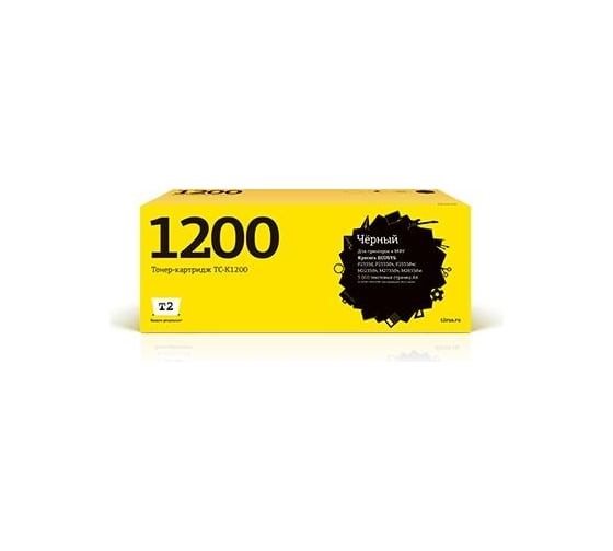 Картридж T2 (TK-1200/TK1200/1200) для Kyocera ECOSYS P2335d, P2335dn, P2335dw, M2235dn, M2735dn, M2835dw (3000 стр.) черный, с чипом TC-K1200