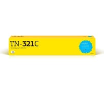 Тонер-картридж T2 (TN-321C/A33K250) для Konica-Minolta BizHub C224, C284, C364 (25000 стр.) голубой, с чипом TC-MTN-321C