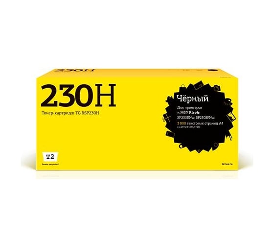 Лазерный картридж T2 SP230DNw, 230SFNw, для Ricoh, 3000 страниц, черный TC-RSP230H 1