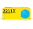 Лазерный картридж T2 (W2211X) для HP Color LaserJet Pro M255dw, M282nw, M283fdw, M283fdn, голубой, с чипом TC-HW2211X 1