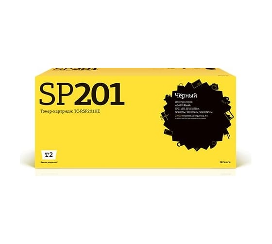 Картридж T2 (SP201HE/407254/SP311/SP313/SP220) для Ricoh SP211SU, SP213SFNw, SP220Nw, SP220SNw, SP220SFNw (2600стр.) черный, с чипом TC-RSP201HE 1