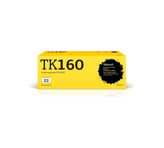 Тонер-картридж T2 (TK-160/TK160/160) для Kyocera FS-1120D, 1120DN, ECOSYS P2035d, P2035dn (2500 стр.) с чипом TC-K160 1