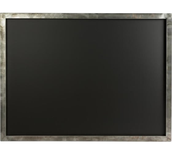 Магнитномеловая доска Комус черная, 90x120 см, в стиле лофт 1843404