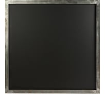 Магнитномеловая доска Комус черная, 100x100 см, в стиле лофт 1843405