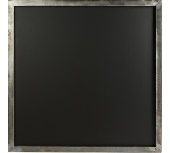 Магнитномеловая доска Комус черная, 100x100 см, в стиле лофт 1843405