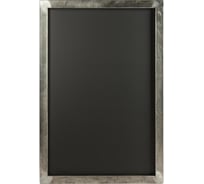 Магнитномеловая доска Комус черная, 60x90 см, в стиле лофт 1843402