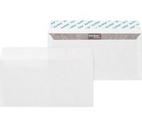 Конверт Комус белый Е65 стрип security 110x220 мм, 80 г, 50 штук 1152440