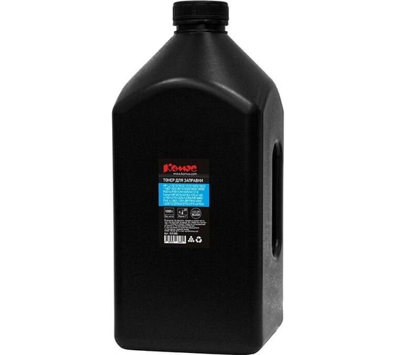 Тонер Комус чёрный для HP/Canon Q2612/Q5949/Q7553/FX10/703 1000 г 926386