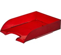 Горизонтальный лоток Комус русская серия, красный про 327396