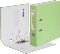 Папка-регистратор Комус экономи 75 мм, персидский лайм, пбп1, карм.кор.,мет.уг 956258