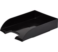 Горизонтальный лоток Комус русская серия, черный непроз 327398