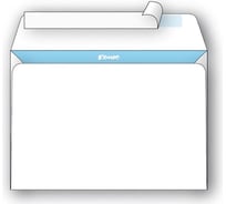 Конверт Комус белый С6 стрип 114x162 мм, 80 г, 1000 штук 163085