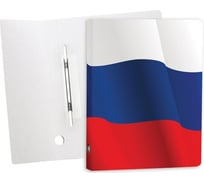 Скоросшиватель Комус картонный кашированный картон, 30мм, триколор 390821