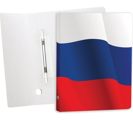 Скоросшиватель Комус картонный кашированный картон, 30мм, триколор 390821