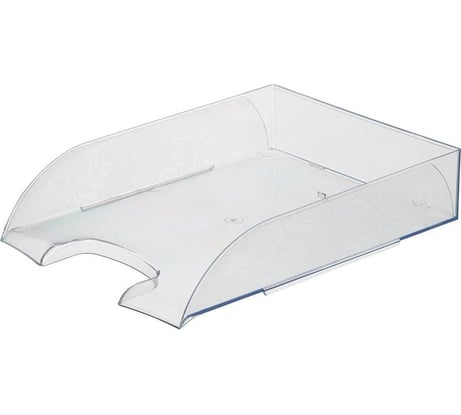 Горизонтальный лоток Комус русская серия, прозрачный 327395