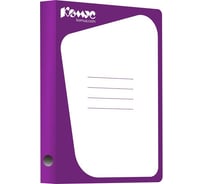 Скоросшиватель Комус картонный кашированный картон, 30мм, сиреневый 172463