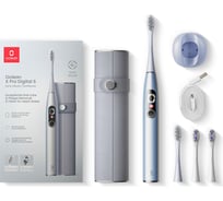Электрическая зубная щетка Oclean Комплект X Pro Digital Set (Серебрянный) 6970810552584