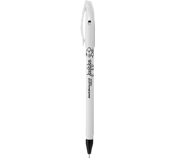 Ручка гелевая Flexoffice puppo черная, 12 шт FO-GEL020 BLACK