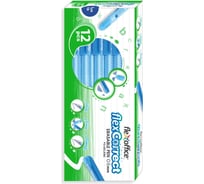 Ручка гелевая Flexoffice пиши-стирай синяя с ластиком, 12 шт FO-GELE002 BLUE