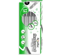Ручка гелевая Flexoffice пиши-стирай черная с ластиком, 12 шт FO-GELE002 BLACK