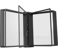 Настенная демосистема ProMega а4, 10 панелей, черный, с черными кантами 1778156