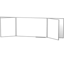 Доска BoardSYS 5 Элементная магнитно-маркерная, 120x340, в металлическом профиле 30ПЭ1*340Ф