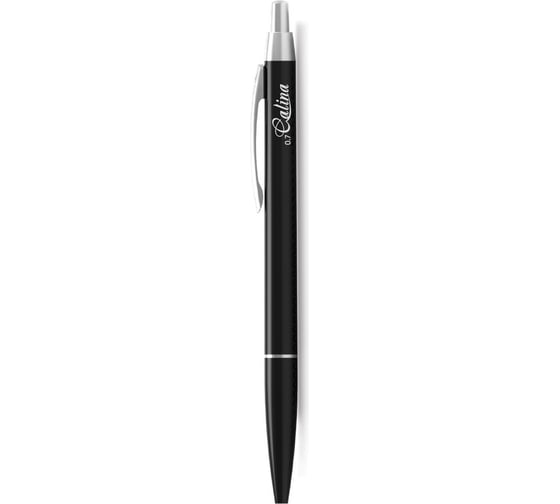 Шариковая ручка Flexoffice calina черная, 12 шт. FO-030 BLACK 1