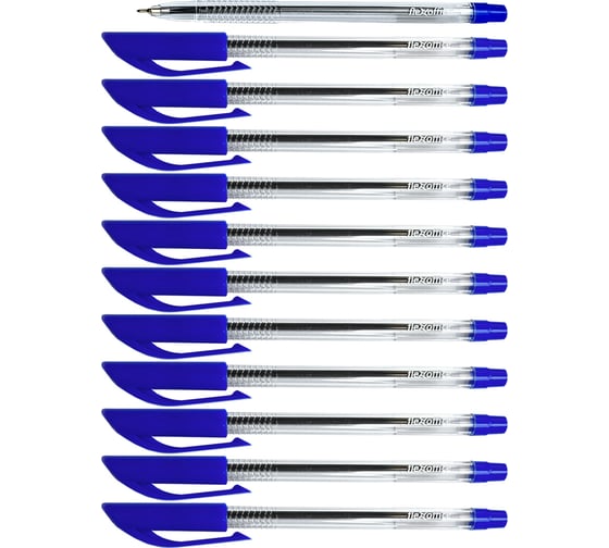 Шариковая ручка Flexoffice синяя, 12 шт. FO-049 BLUE