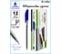 Шариковая ручка Flexoffice синяя, 12 шт. FO-049 BLUE 4