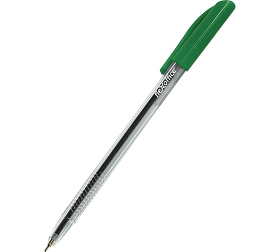 Шариковая ручка Flexoffice зеленая, 12 шт. FO-049 GREEN