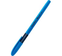 Шариковая ручка с масляными чернилами Flexoffice maxxie neon синяя, 12 шт. FO-GELB035NBB BLUE