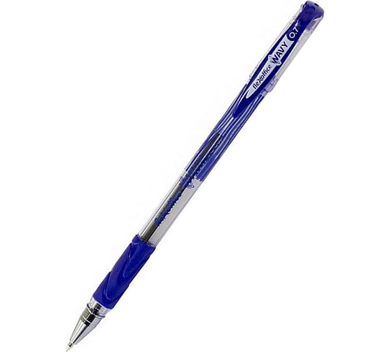 Шариковая ручка Flexoffice wavy синяя, 12 шт. FO-045 BLUE 1