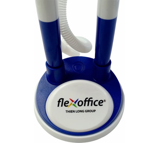 Шариковая ручка Flexoffice smart 2 шт., на подставке, с логотипом бренда, синяя, 10 комплектов FO-PH01
