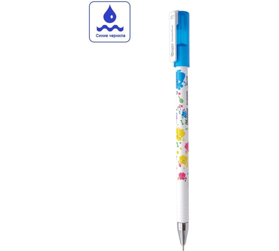 Ручка с масляными чернилами Flexoffice monstar sport синяя, 12 шт. FO-GELB033 BLUE