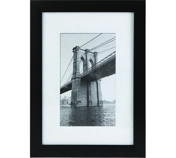 Фоторамка Image Art 611/40x50 пластиковая, со стеклом, венге Б0045131