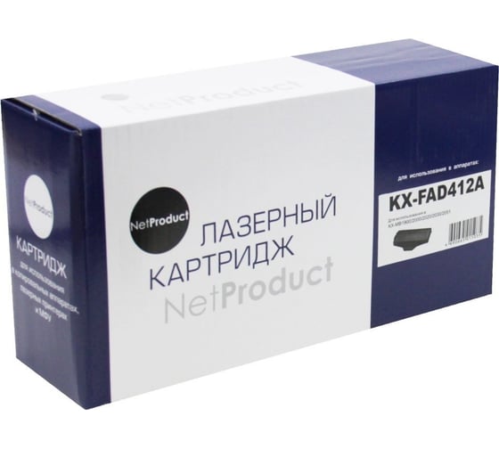 Фотобарабан Netproduct KX-FAD412A драм-картридж, для Panasonic KX-MB1900/2000/2020/2030/2051 10K N-KX-FAD412A