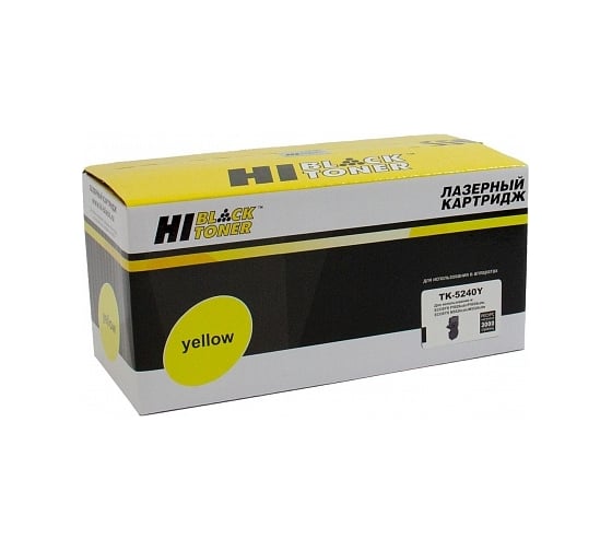 Картридж Hi-Black TK-5240Y желтый для Kyocera P5026cdn/M5526cdn, с чипом HB-TK-5240Y 1