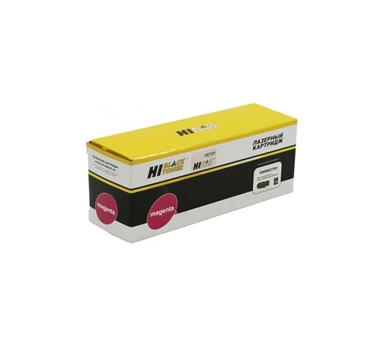 Картридж Hi-Black 106R02761 для Xerox Phaser 6020/6022/ WC 6025/6027, M, 1K HB-106R02761 1