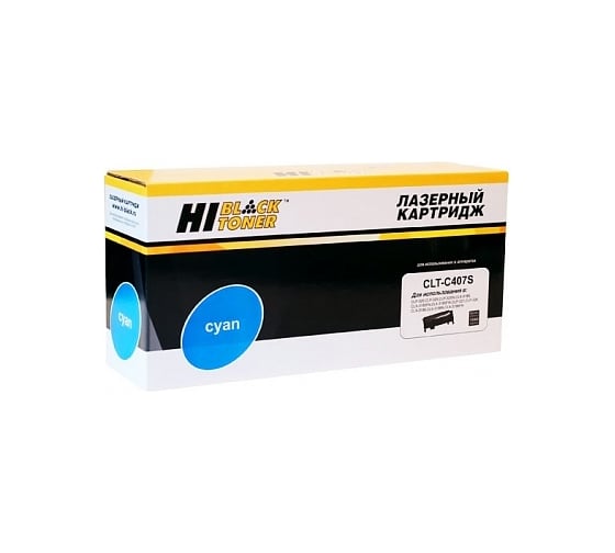 Картридж Hi-Black CLT-C407S голубой для Samsung CLP-320/320n/325/CLX-3185, C, 1K HB-CLT-C407S 1