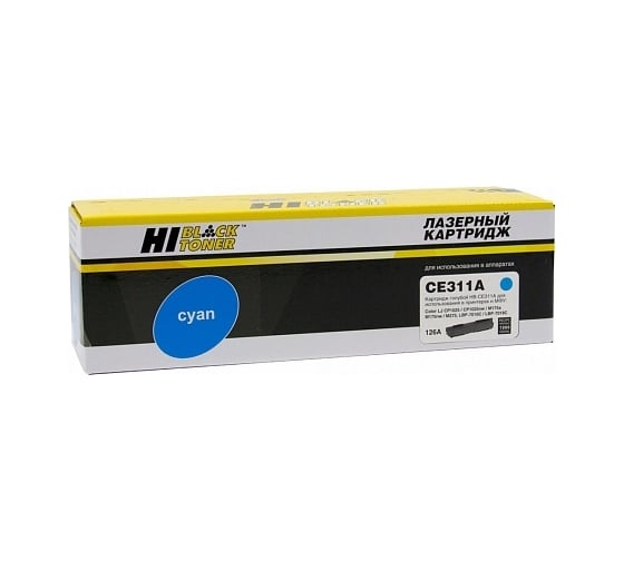 Картридж Hi-Black CE311A / HP 126A для HP CLJ CP1025/1025nw/Pro M175, № 126A, C, 1K HB-CE311A 1