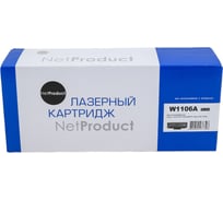 Картридж Netproduct W1106A HP 106A без чипа для HP Laser 107a / 107r / 107w / MFP135a / 135r / 135w, 1K N-W1106A-NC