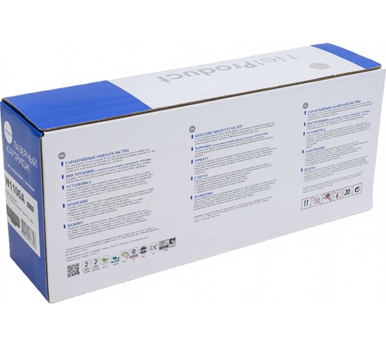 Картридж Netproduct W1106A HP 106A без чипа для HP Laser 107a / 107r / 107w / MFP135a / 135r / 135w, 1K N-W1106A-NC