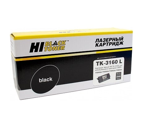 Картридж Hi-Black TK-3160L с чипом, для Kyocera P3045dn/P3050dn/P3055dn, 25K, увеличенный ресурс HB-TK-3160L