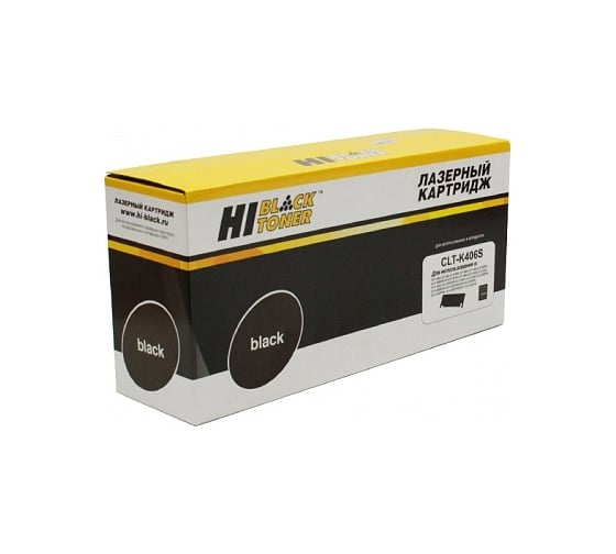 Картридж Hi-Black CLT-K406S черный, для Samsung CLP-360/365/368/CLX-3300/3305 HB-CLT-K406S 1